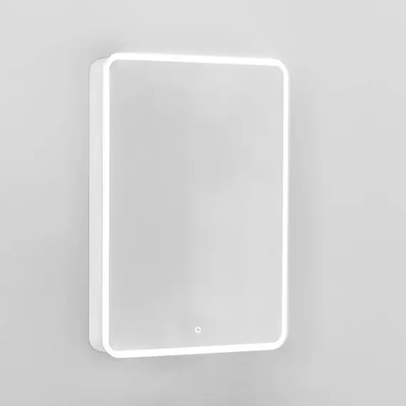 ЗЕРКАЛО-ШКАФ JORNO PASTEL 60 БЕЛЫЙ ЖЕМЧУГ С ПОДСВЕТКОЙ