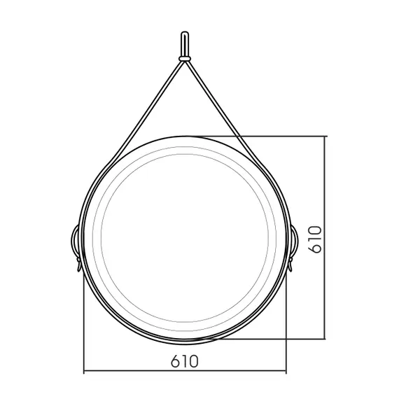ЗЕРКАЛО SILVER MIRROR KAPITAN LIGHT D610