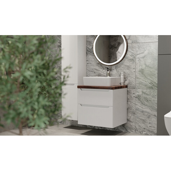 ПОДВЕСНАЯ ТУМБА JORNO WOOD 60 БЕЛАЯ