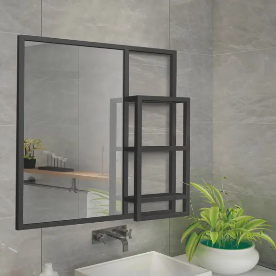 ЗЕРКАЛО SILVER MIRROR BRUKLIN-LIGHT 800X800