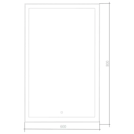 ЗЕРКАЛО SILVER MIRROR SANTANA 600Х800