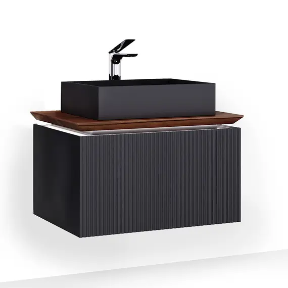 ПОДВЕСНАЯ ТУМБА JORNO STRONG 80 АНТРАЦИТ