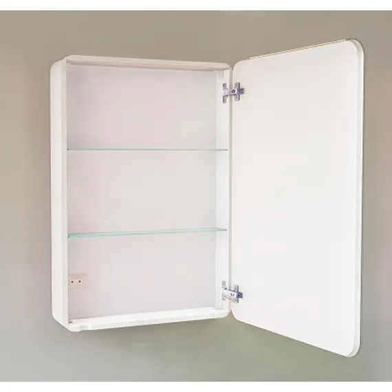 ЗЕРКАЛО-ШКАФ JORNO PASTEL 60 БЕЛЫЙ ЖЕМЧУГ С ПОДСВЕТКОЙ