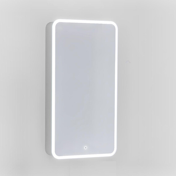 ЗЕРКАЛО-ШКАФ JORNO PASTEL 46 ФРАНЦУЗСКИЙ СЕРЫЙ С ПОДСВЕТКОЙ