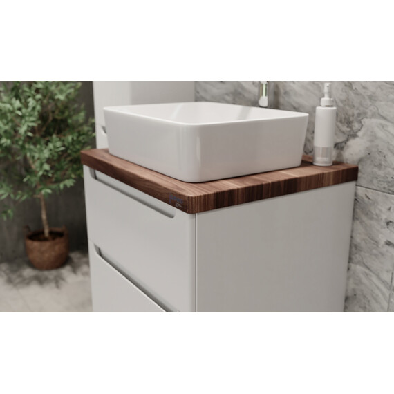 ПОДВЕСНАЯ ТУМБА JORNO WOOD 60 БЕЛАЯ