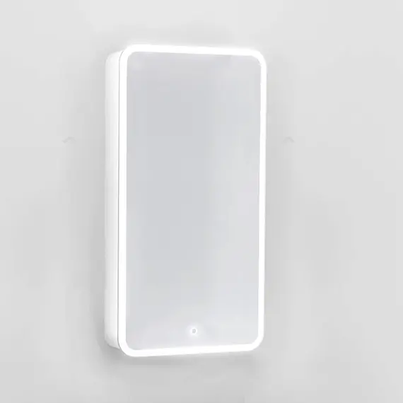 ЗЕРКАЛО-ШКАФ JORNO PASTEL 46 БЕЛЫЙ ЖЕМЧУГ С ПОДСВЕТКОЙ