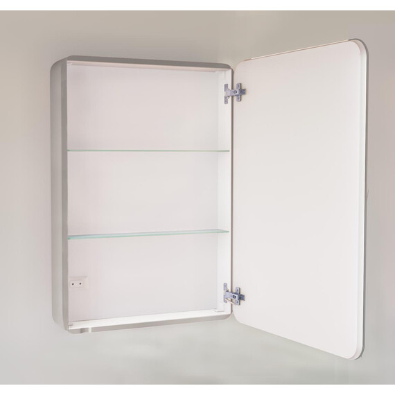 ЗЕРКАЛО-ШКАФ JORNO PASTEL 60 ФРАНЦУЗСКИЙ СЕРЫЙ С ПОДСВЕТКОЙ