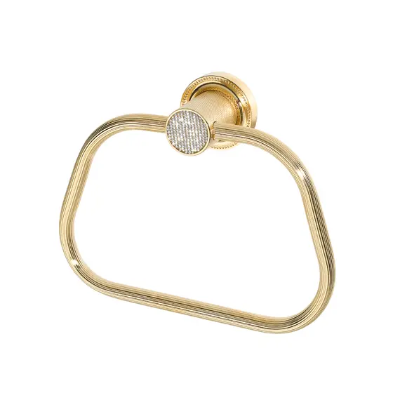 ПОЛОТЕНЦЕДЕРЖАТЕЛЬ КОЛЬЦО BOHEME ROYAL CRISTAL ЗОЛОТО