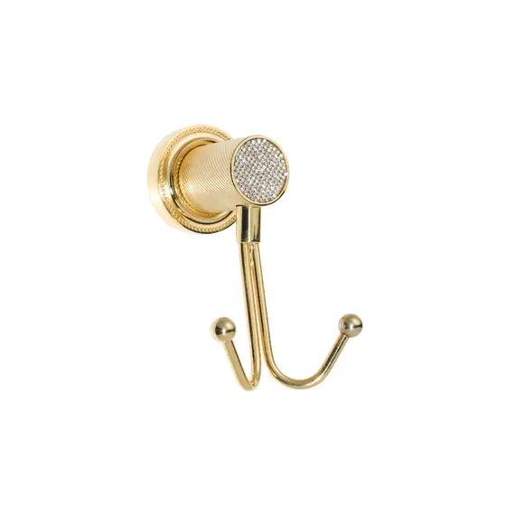 КРЮЧОК ДВОЙНОЙ BOHEME ROYAL CRISTAL ЗОЛОТО