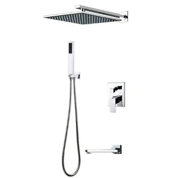 ВСТРАИВАЕМЫЙ ДУШЕВОЙ КОМПЛЕКТ ALMAES ELBE НА 3 ПОЛОЖЕНИЯ ХРОМ