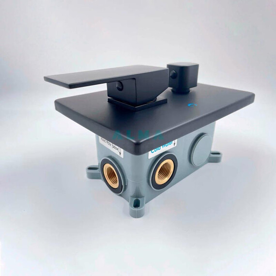 ВСТРАИВАЕМЫЙ ДУШЕВОЙ КОМПЛЕКТ ALMAES TEIVAZ TVZ-1805 ЧЕРНЫЙ