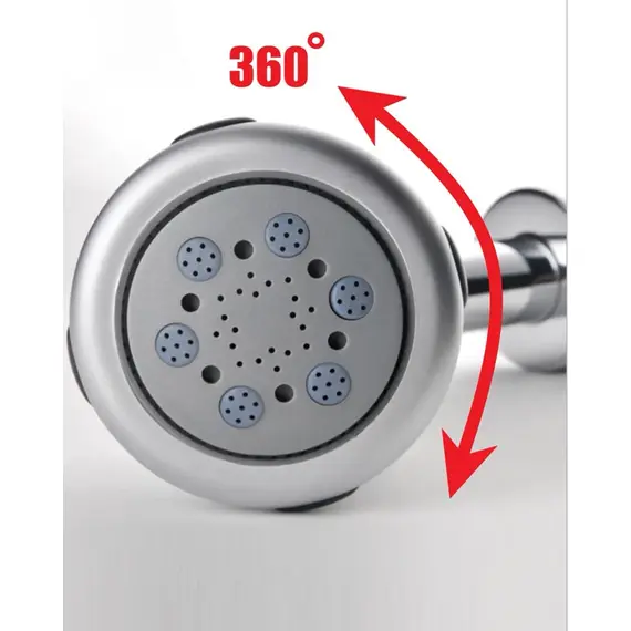 ВСТРАИВАЕМЫЙ ДУШЕВОЙ КОМПЛЕКТ СО СМЕСИТЕЛЕМ ALMAES BARTIN 1 РЕЖИМ ХРОМ