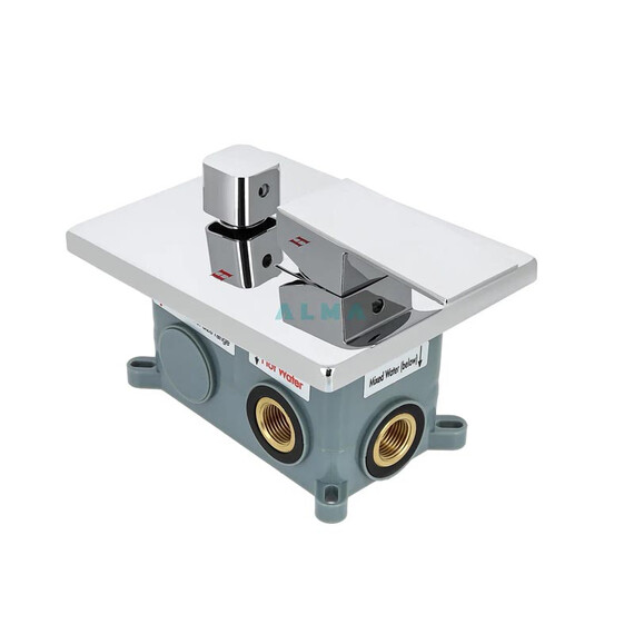 ВСТРАИВАЕМЫЙ ДУШЕВОЙ КОМПЛЕКТ ALMAES LEINE НА 2 ПОЛОЖЕНИЯ ХРОМ