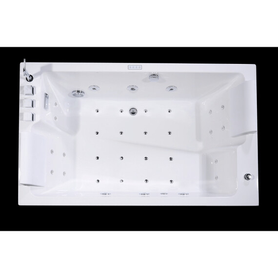ВАННА АКРИЛОВАЯ ГИДРОМАССАЖНАЯ ORANS BT62115BR