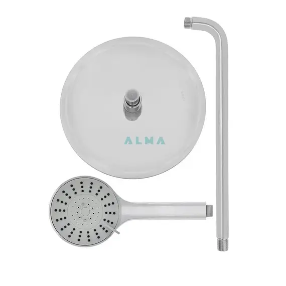 ВСТРАИВАЕМЫЙ ДУШЕВОЙ КОМПЛЕКТ СО СМЕСИТЕЛЕМ ALMAES RUVER ХРОМ 3 РЕЖИМА