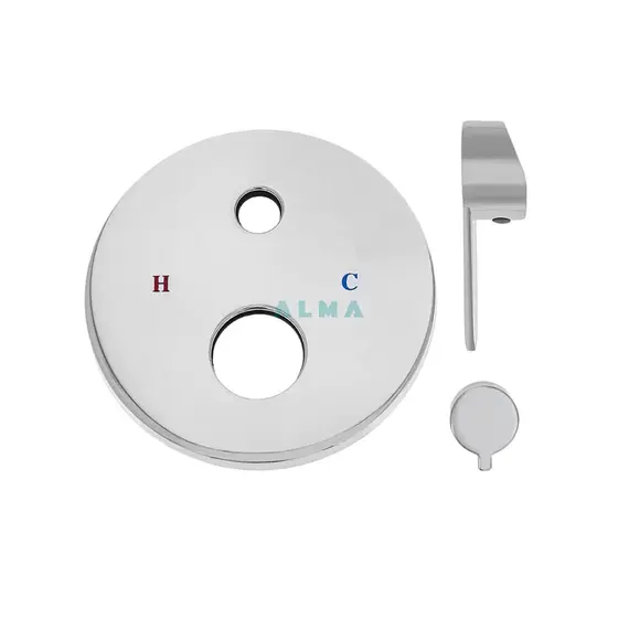 ВСТРАИВАЕМЫЙ ДУШЕВОЙ КОМПЛЕКТ СО СМЕСИТЕЛЕМ ALMAES SAKARI ХРОМ 2 РЕЖИМА