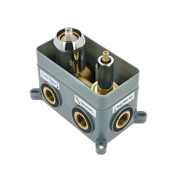 ВСТРАИВАЕМЫЙ ДУШЕВОЙ КОМПЛЕКТ СО СМЕСИТЕЛЕМ ALMAES RUVER ХРОМ 3 РЕЖИМА