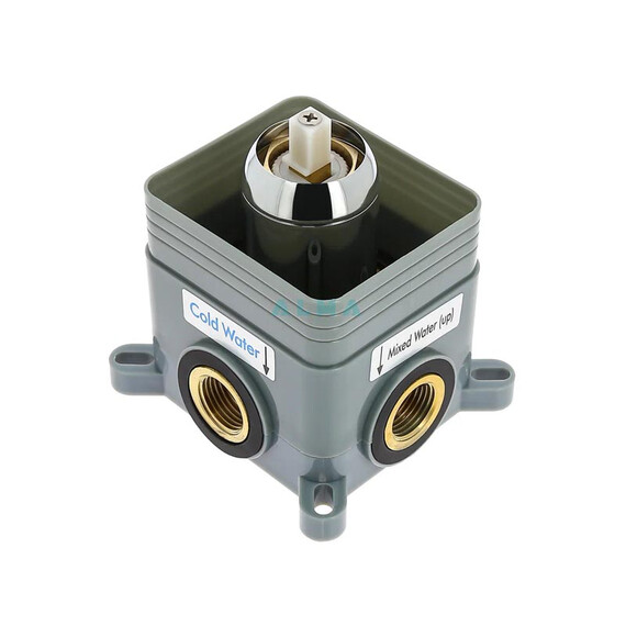 ВСТРАИВАЕМЫЙ ДУШЕВОЙ КОМПЛЕКТ СО СМЕСИТЕЛЕМ ALMAES BARTIN 1 РЕЖИМ ХРОМ