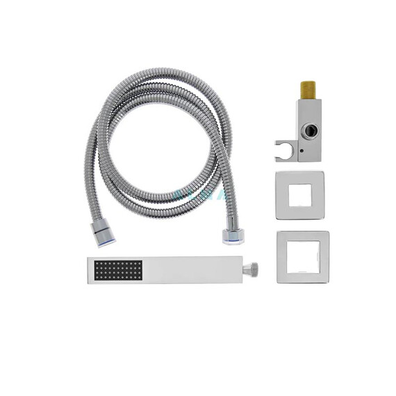 ВСТРАИВАЕМЫЙ ДУШЕВОЙ КОМПЛЕКТ ALMAES LEINE НА 2 ПОЛОЖЕНИЯ ХРОМ