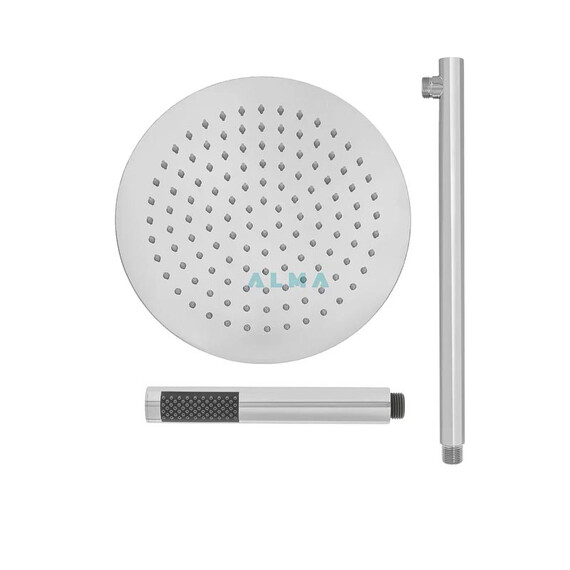 ВСТРАИВАЕМЫЙ ДУШЕВОЙ КОМПЛЕКТ СО СМЕСИТЕЛЕМ ALMAES SAKARI ХРОМ 2 РЕЖИМА