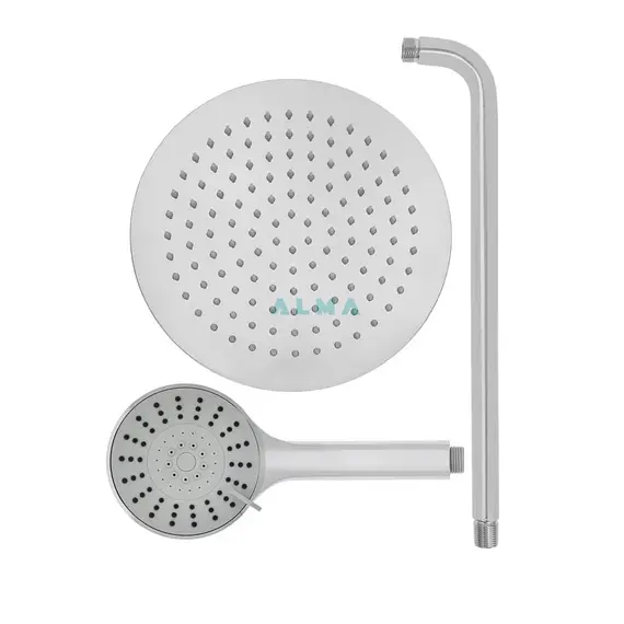 ВСТРАИВАЕМЫЙ ДУШЕВОЙ КОМПЛЕКТ СО СМЕСИТЕЛЕМ ALMAES RUVER ХРОМ 3 РЕЖИМА