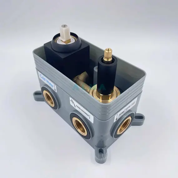 ВСТРАИВАЕМЫЙ ДУШЕВОЙ КОМПЛЕКТ ALMAES LEINE НА 2 ПОЛОЖЕНИЯ ЧЕРНЫЙ