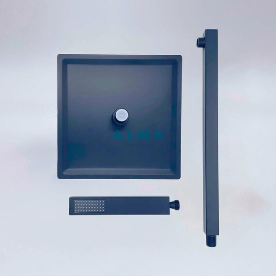 ВСТРАИВАЕМЫЙ ДУШЕВОЙ КОМПЛЕКТ ALMAES TEIVAZ TVZ-1805 ЧЕРНЫЙ