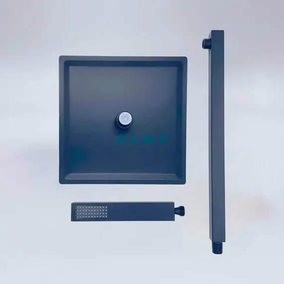 ВСТРАИВАЕМЫЙ ДУШЕВОЙ КОМПЛЕКТ ALMAES TEIVAZ TVZ-1805 ЧЕРНЫЙ