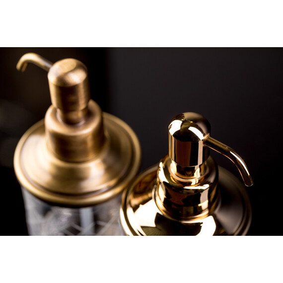 ДЕРЖАТЕЛЬ ДЛЯ ТУАЛЕТНОЙ БУМАГИ С КРЫШКОЙ BOHEME ROYAL CRISTAL БРОНЗА