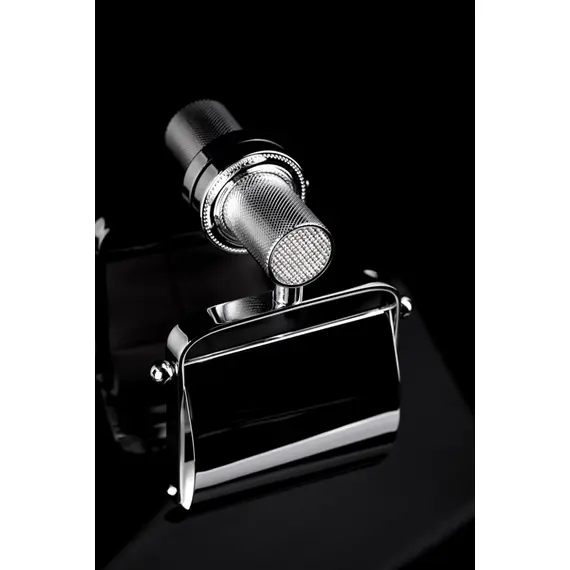 ДЕРЖАТЕЛЬ ДЛЯ ТУАЛЕТНОЙ БУМАГИ С КРЫШКОЙ BOHEME ROYAL CRISTAL ХРОМ