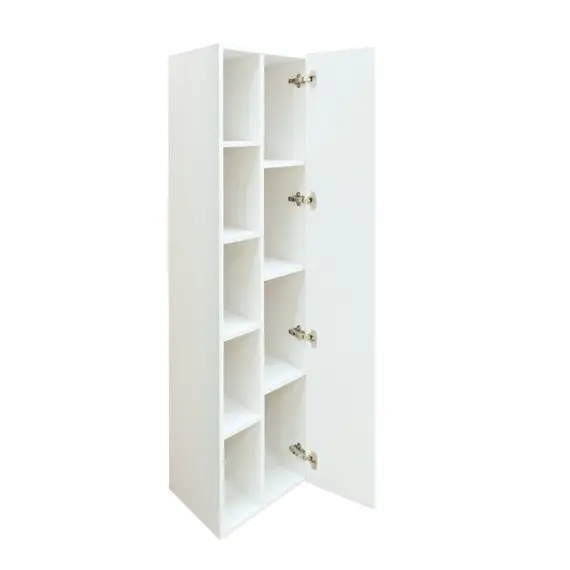 ШКАФ-КОЛОННА COMFORTY МИЛАН-40 БЕЛЫЙ ГЛЯНЕЦ