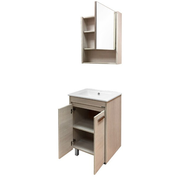 ТУМБА-УМЫВАЛЬНИК COMFORTY МАРИО-60 СОСНА ЛОРЕДО С РАКОВИНОЙ QUADRO 60