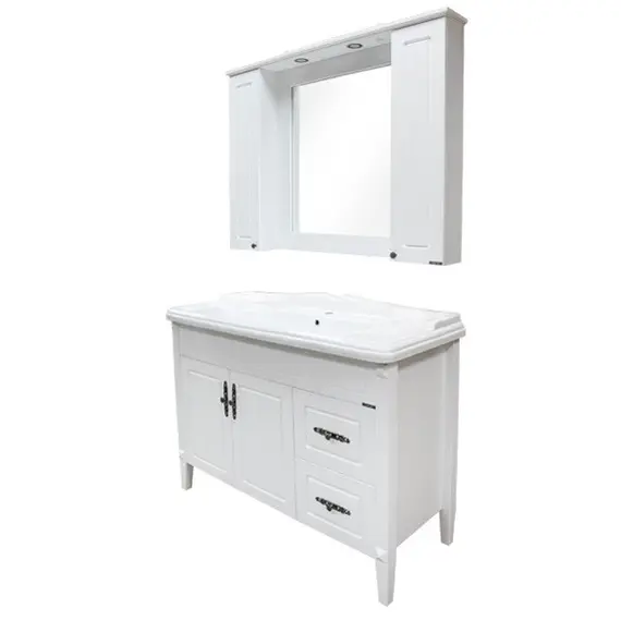 ТУМБА-УМЫВАЛЬНИК COMFORTY СЕВИЛЬЯ-100 СЛОНОВАЯ КОСТЬ С РАКОВИНОЙ COMFORTY Т-9315