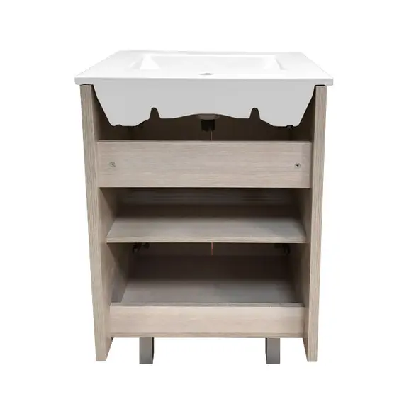 ТУМБА-УМЫВАЛЬНИК COMFORTY МАРИО-60 СОСНА ЛОРЕДО С РАКОВИНОЙ QUADRO 60