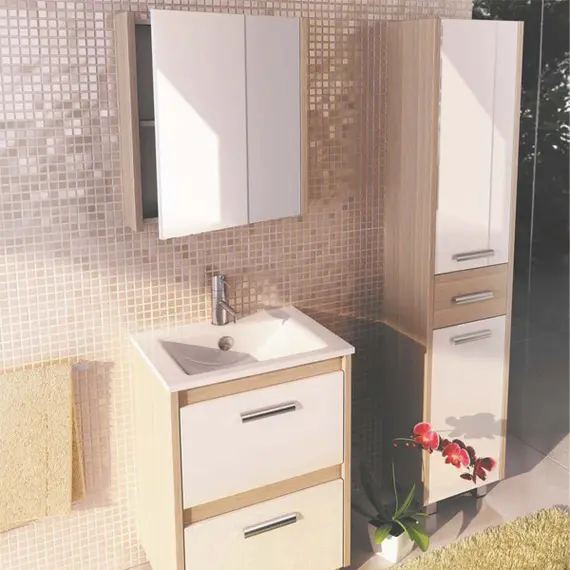 ЗЕРКАЛО-ШКАФ COMFORTY ТУЛУЗА-60 СОСНА ЛОРЕДО