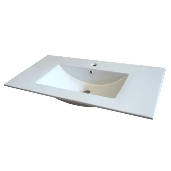 ТУМБА-УМЫВАЛЬНИК COMFORTY ТУРИН-90 ДУБ БЕЖЕВЫЙ С РАКОВИНОЙ COMFORTY 90E