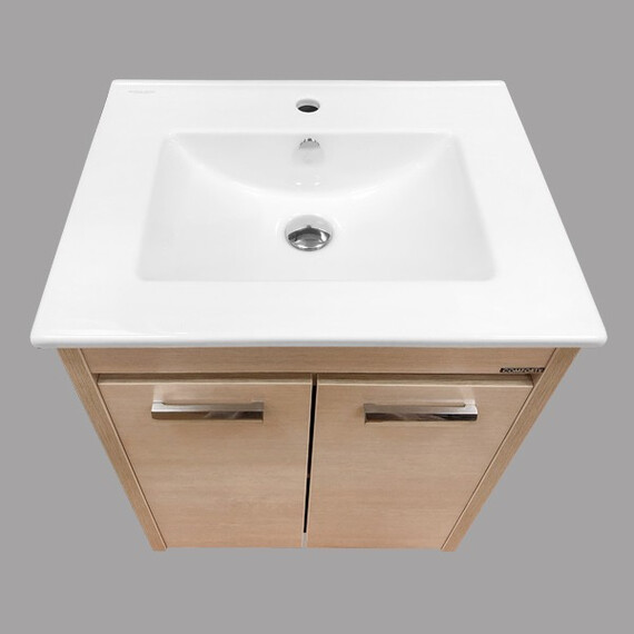 ТУМБА-УМЫВАЛЬНИК COMFORTY МАРИО-60 СОСНА ЛОРЕДО С РАКОВИНОЙ QUADRO 60