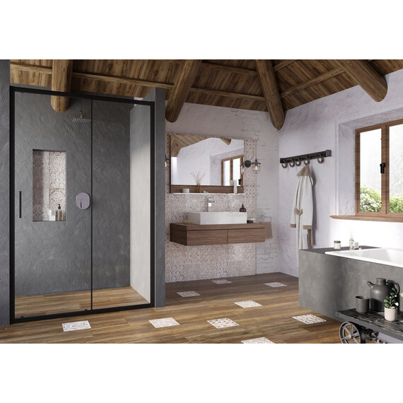 ДУШЕВАЯ ДВЕРЬ RAVAK BLSDP2-100 ЧЕРНЫЙ/TRANSPARENT