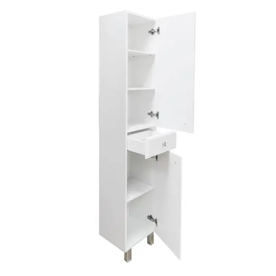 ШКАФ-КОЛОННА COMFORTY СОЧИ-35 БЕЛЫЙ ГЛЯНЕЦ