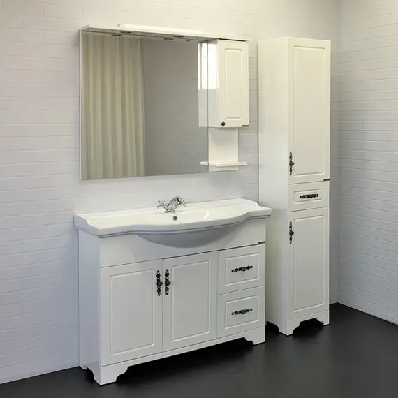 ЗЕРКАЛО-ШКАФ COMFORTY СЕВИЛЬЯ-100 СЛОНОВАЯ КОСТЬ