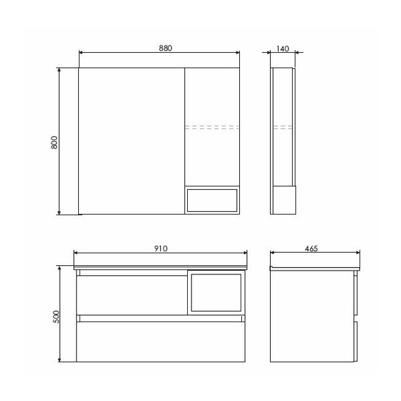 ТУМБА-УМЫВАЛЬНИК COMFORTY ТУРИН-90L ДУБ БЕЖЕВЫЙ С РАКОВИНОЙ COMFORTY 9090EL
