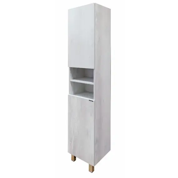 ШКАФ-КОЛОННА COMFORTY ВЕРОНА-35-Н ДУБ БЕЛЫЙ