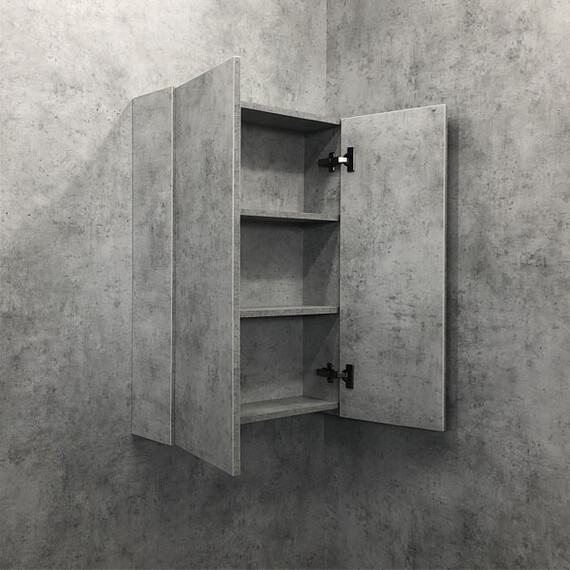 ШКАФ ПОДВЕСНОЙ COMFORTY ОСЛО-60 БЕТОН СВЕТЛЫЙ