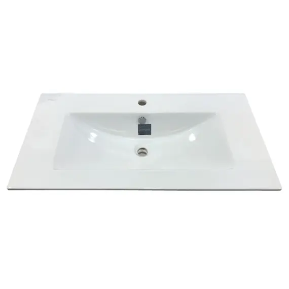 ТУМБА-УМЫВАЛЬНИК COMFORTY БОНН-90 ДУБ ТЕМНЫЙ С  РАКОВИНОЙ QUADRO 90