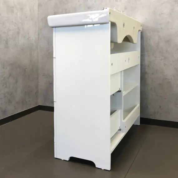 ТУМБА-УМЫВАЛЬНИК COMFORTY СЕВИЛЬЯ-85 СЛОНОВАЯ КОСТЬ С РАКОВИНОЙ СЕНЕЖ 87