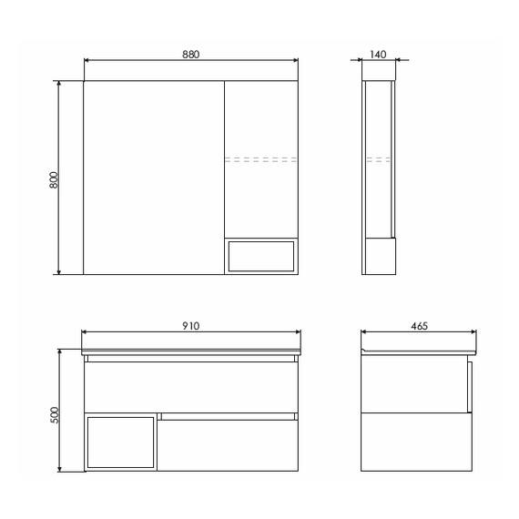 ТУМБА-УМЫВАЛЬНИК COMFORTY ТУРИН-90 ДУБ БЕЛЫЙ С РАКОВИНОЙ COMFORTY 90E