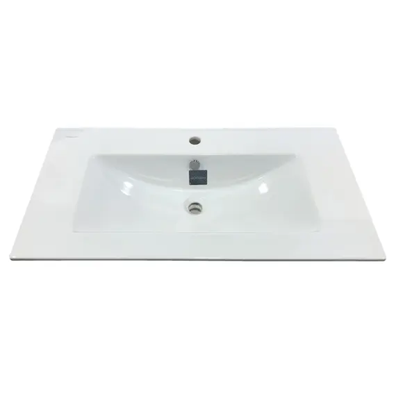 ТУМБА-УМЫВАЛЬНИК COMFORTY ВЕРОНА-90 ДУБ БЕЛЫЙ С РАКОВИНОЙ QUADRO 90