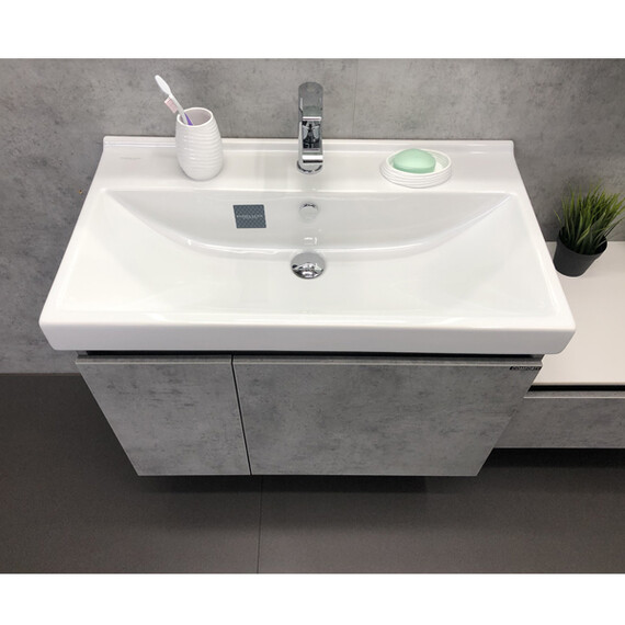 ТУМБА-УМЫВАЛЬНИК COMFORTY ОСЛО-80 БЕТОН СВЕТЛЫЙ С РАКОВИНОЙ FEST 80 F01