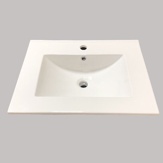 ТУМБА-УМЫВАЛЬНИК COMFORTY ФРАНКФУРТ-60 ДУБ-ШОКОЛАДНО-КОРИЧНЕВЫЙ С РАКОВИНОЙ COMFORTY 60E