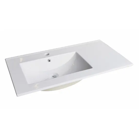 ТУМБА-УМЫВАЛЬНИК COMFORTY МАЛЬМЕ-90 ДУБ ДЫМЧАТЫЙ С РАКОВИНОЙ COMFORTY 9090EL